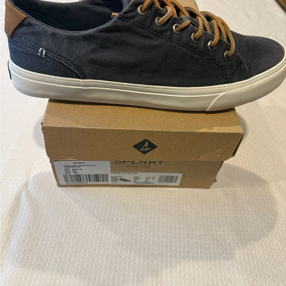 Men’s Sperry Striper 2 Navy 11.5 - Picture 2 of 2